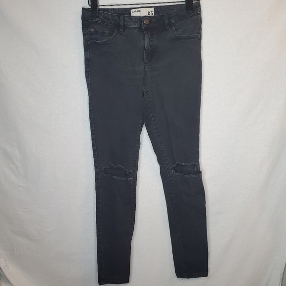 Garage High Waisted Pre-Distressed Jegging - Picture 2 of 6
